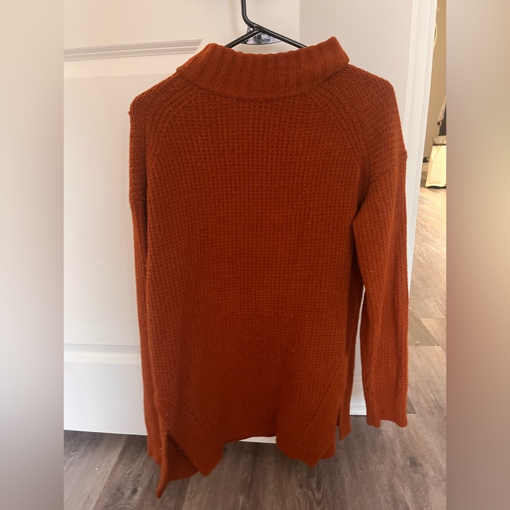 Orange long sweater